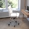 Flash Furniture White LeatherSoft Drafting Chair with Skate Wheels GO-2286B-WH-RLB-GG - alternate 8